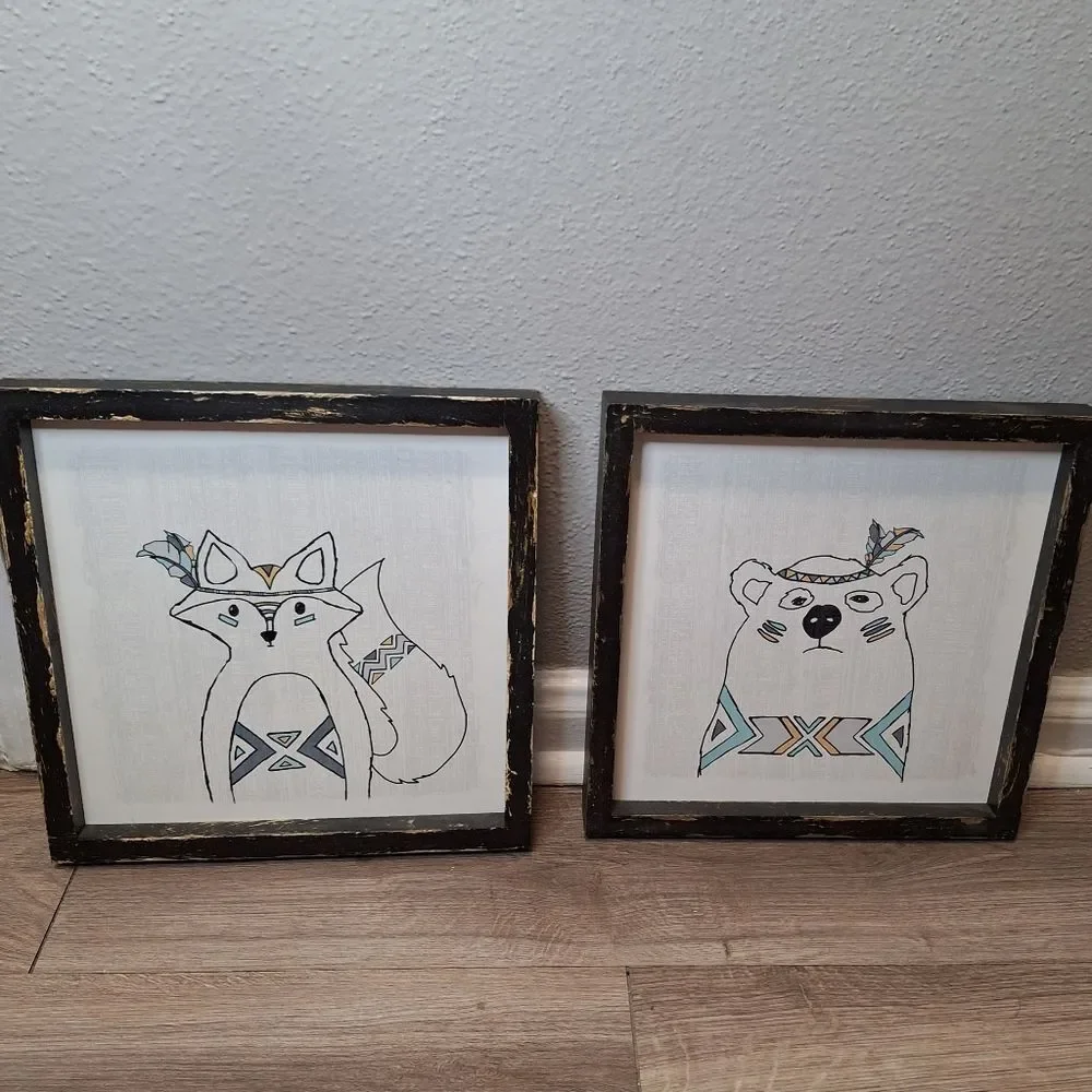Hobby Lobby Native Animals Set Of 2
